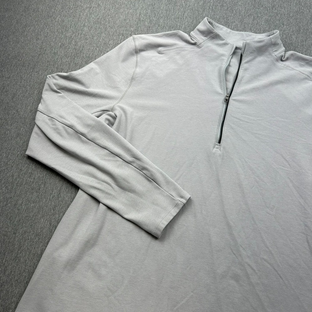 Lululemon Surge Warm 1/2 Zip Long Sleeve Pullover Mens XL Gray Activewear Run